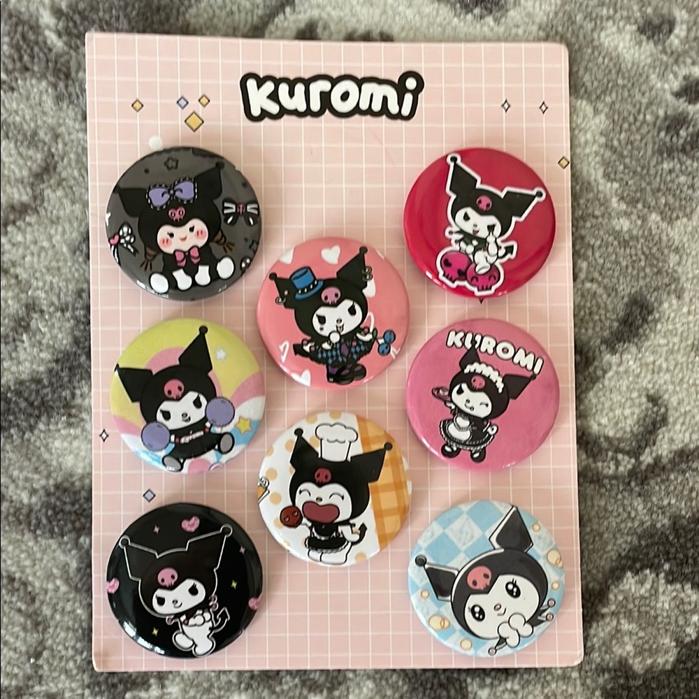 Kuromi pin set new!